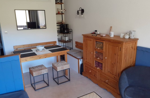 Studio cabin 28m2 Pégase 4 pers -1*- balcony south piste view High floor