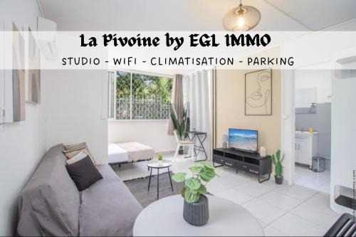 Studio La Pivoine, en bord de mer