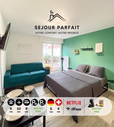 Studio Le Maréchal - Près frontière et Netflix