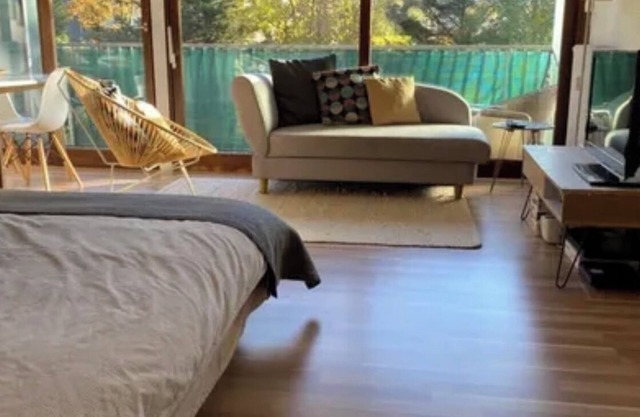 Studio lumineux avec terrasse à deux pas de Genève