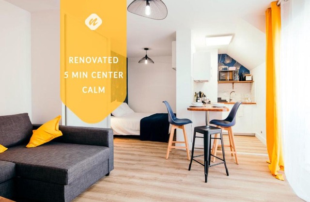 Studio Méan near Airbus and Chantiers Atlantique - wifi - parking