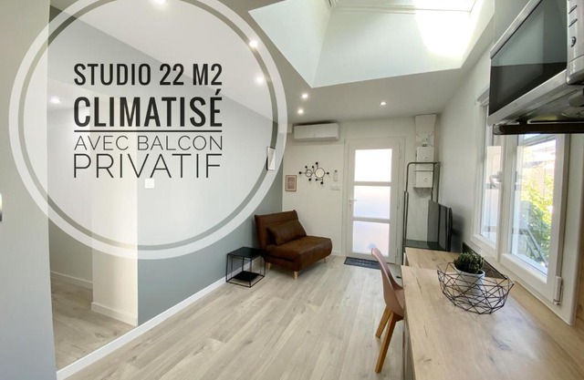 Studio Ora - 22m² - climatisé avec balcon privatif