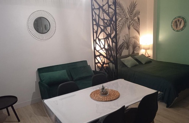 Studio plein centre face au lac, cave vélo