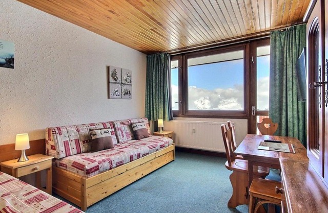 Studio pour 3 personnes au pied des pistes, Plagne Centre - FR-1-455-195