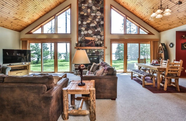 Stunning Lake front home located on Big St Germain Lake!