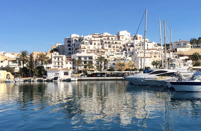 Stunning Sea & Marina Views from this Designer Town Centre Apartment in Moraira.