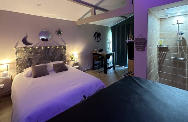 Sublime Studio Chambre Avec spa Privé et Jardin