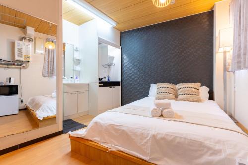 Sunny 2ppl elevator apt Juso 6 mins