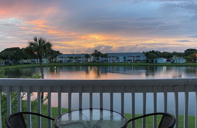 Sunny and spacious waterfront condo with a beautiful view