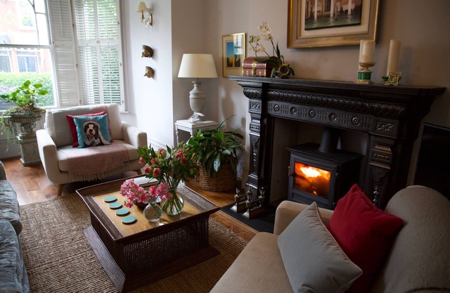 Sunny Edwardian garden flat with large summer house in leafy north london