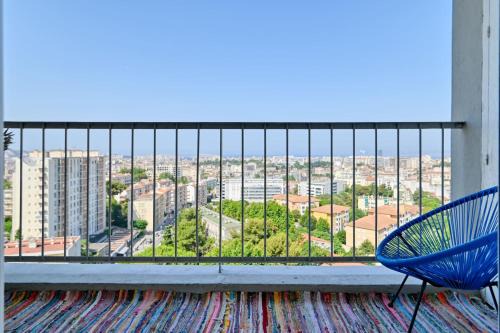 Superb apartment panoramic view of Marseille