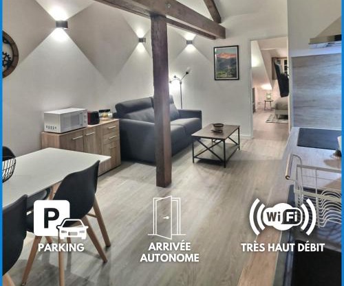 Superbe, T2 élégant, Neuf, Parking