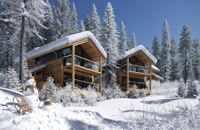 Superior chalet with hot tub