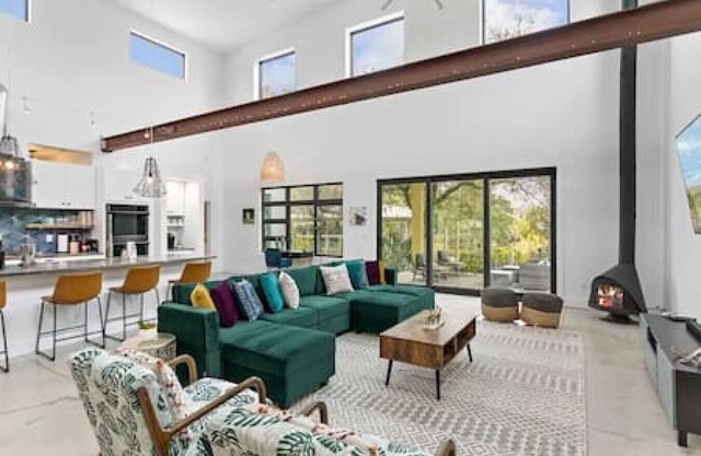 Swim & Dock in Style: Art Deco Beach Escape