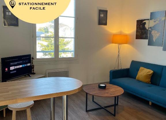 T2 4 pers face gare SNCF Appart Hotel le Cygne 3