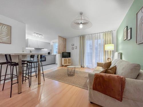 T2 Cosy à Fegersheim avec balcon & parking privé