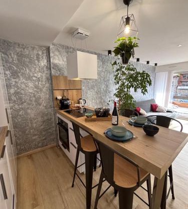 T2 lumineux l' Edelweiss pied du télécabine Prorel avec garage privé et sauna