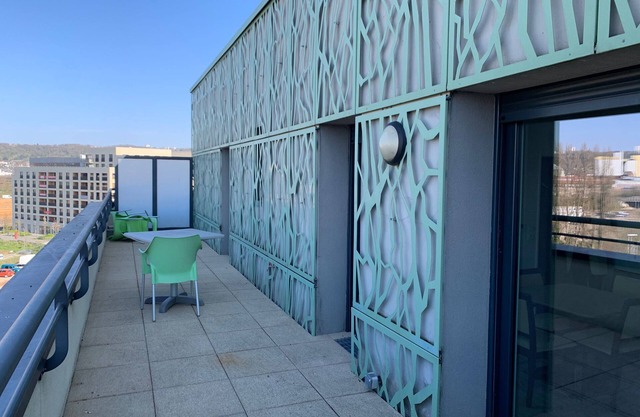 T3 supérieur + double terrasse, quartier Flaubert