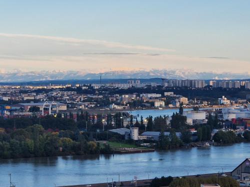 T4/5 avec vue sur les Alpes à 5 minutes de Lyon