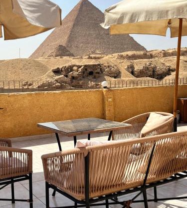 Tamara Front Pyramids & Valley Temple View