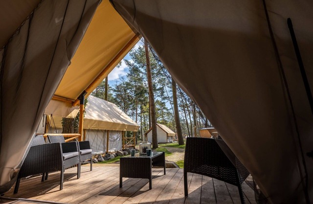 Tent Lodge With Bathroom, Maastricht at 16 km