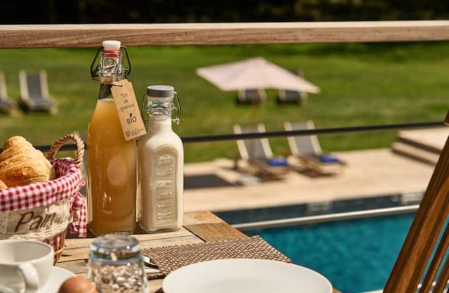 Terrace Suite 3 at the Domaine de la Commanderie de Ballan