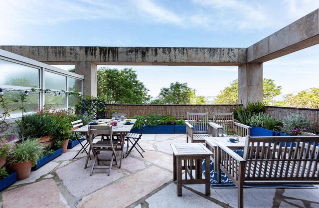 TERRASSE FADOLI - Grande terrasse avec vue mer et cathédrale