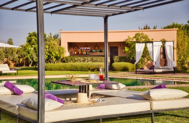 The 5* luxury villa in Marrakech.