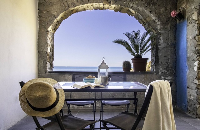 The Divine Enchantment.House with Terrace and Patio by the Sea. CIN IT011024C2SOE47S93