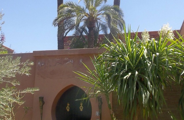 THE ENSEMBLE OF A LUXURIOUS RIAD PRIVATIZED IN THE PALMERAIE FOR 1100 € A WEEK