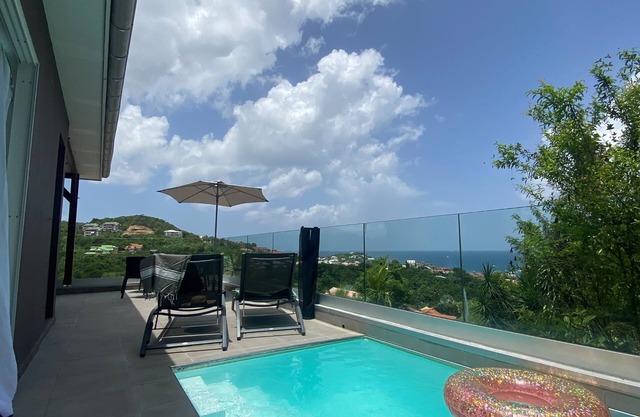 THE MAGNIFICENT GLACY VILLAS PANORAMA SEA VIEW THREE ILETS
