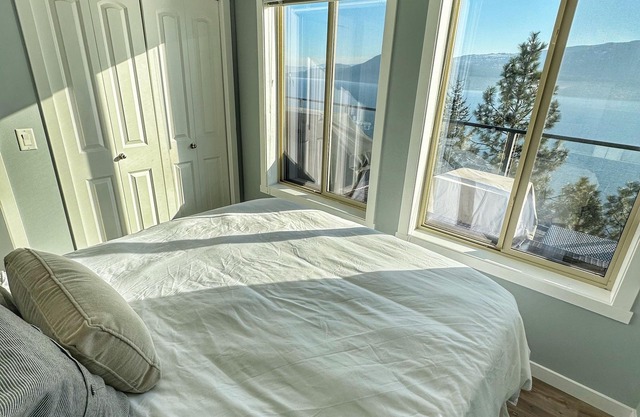 The Red Haus stunning lakeview home on Okanagan Lake, W Kelowna, La Casa Resort.
