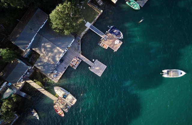 Tides Reach Boathouse water-access-only