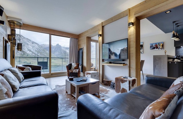 Tignes le Lac - Large Apartment 5 Rooms, 8-10 People, Wifi, Near Shops and Lifts