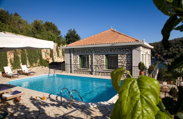 Traditional Stone Villa In The Picturesque Village Of Vathi