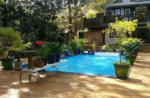 Turn-Key Furnished Mid-Town Pool Side Bungalow