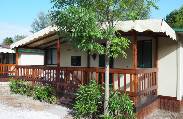 Tuscany, Chalet by the sea, at Family Camping Paradiso, Near; Pisa, Lucca
