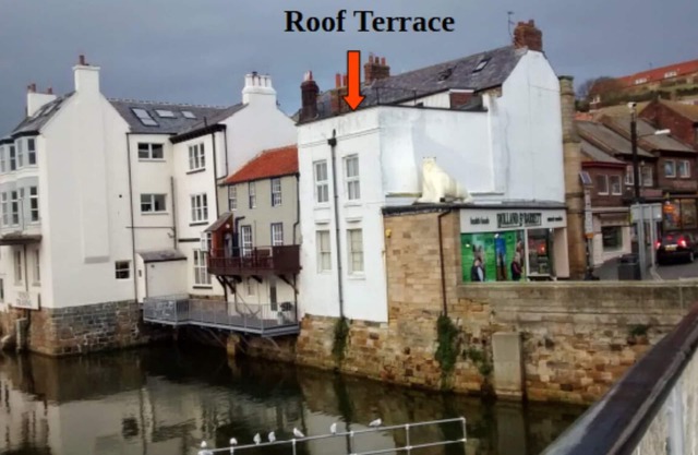 Two double bedroom flat with fantastic roof terrace overlooking Swing Brid