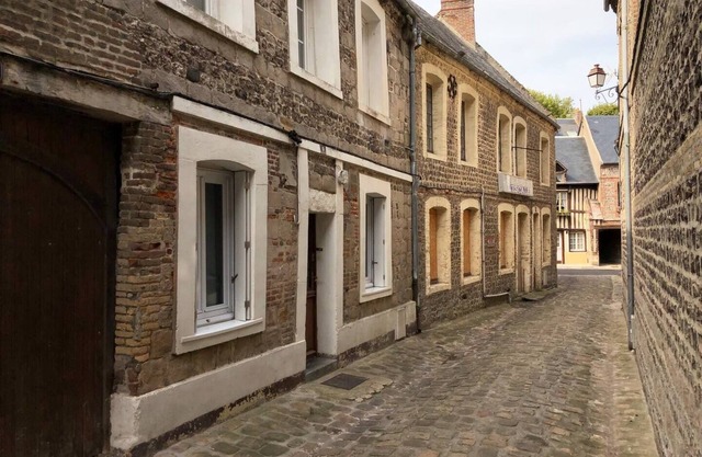 Typical house in the center of Saint Valery