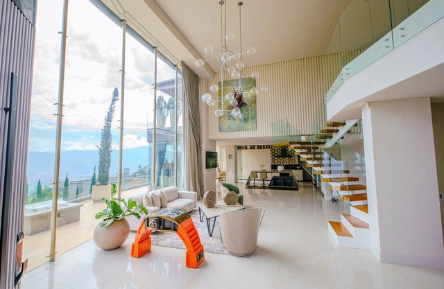 Ultra-Luxury Mansion In Medellin Gym Jacuzzi Daily Maid Barbershop Gameroom Bar