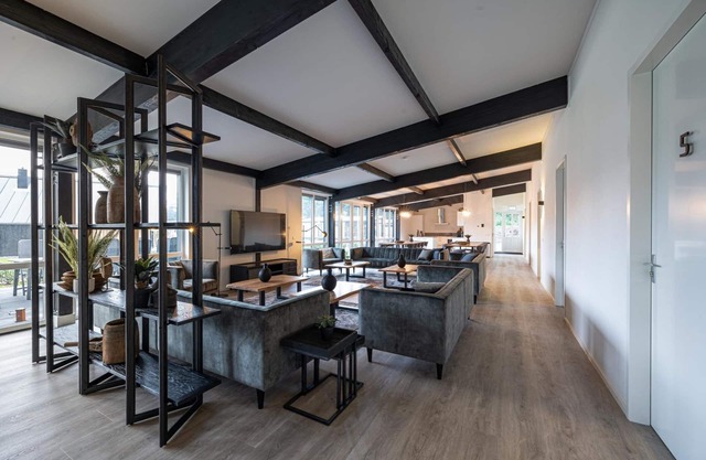 Unique accommodation for groups with no less than 9 separate bedrooms, each with its own bathroom!