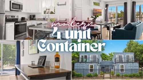 Unique Shipping Container Retreat Two 1BR Units