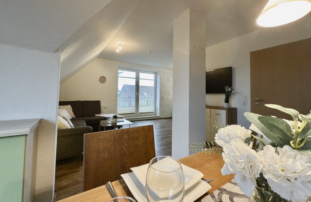 Vacation apartment with approx. 54sqm, for up to 2 persons, on the outskirts of the village.