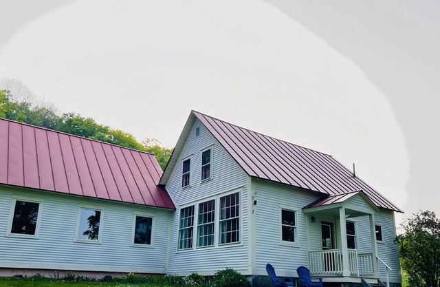 VAST trail access with peaceful views & cozy spaces in VT schoolhouse.