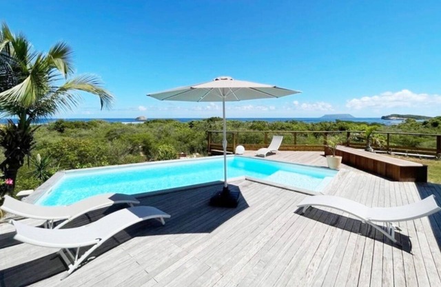 Villa à Saint François G114 - 3 ch piscine vue mer