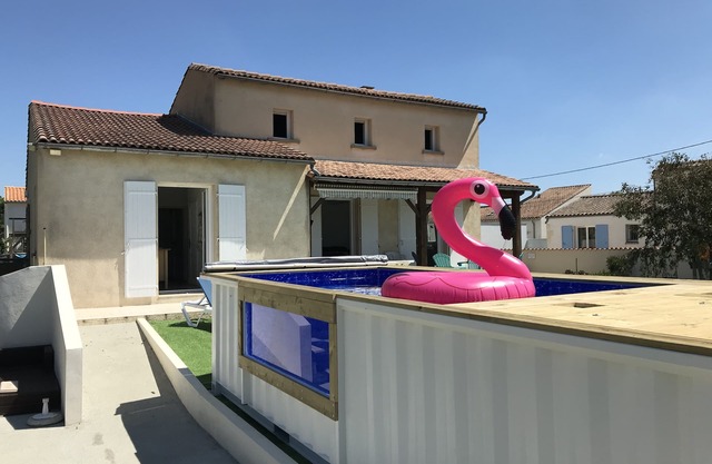 🏖Villa 15 people 1.5 km from the sea