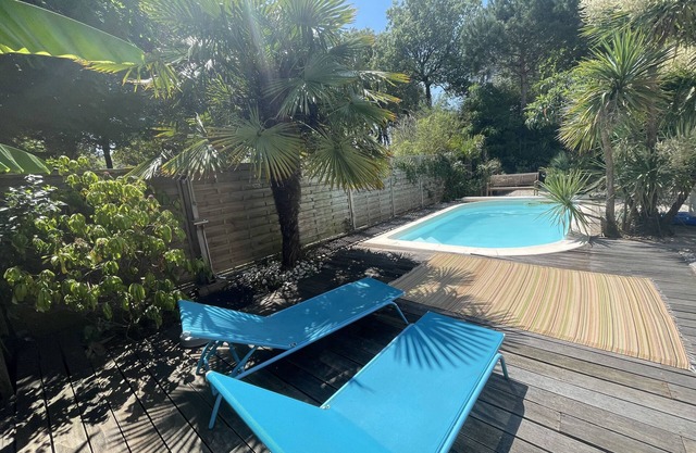 Villa Balnéaire Avec Piscine ; Plage et Commerces à Pied