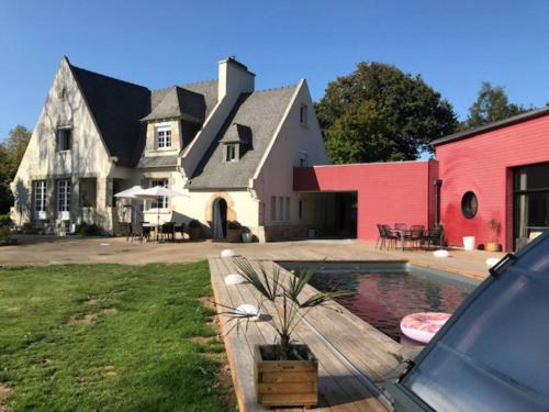 Villa chic à Plouigneau avec piscine privée
