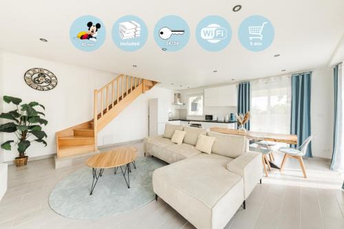 Villa Fantasia - 10 min Disneyland - 8 people