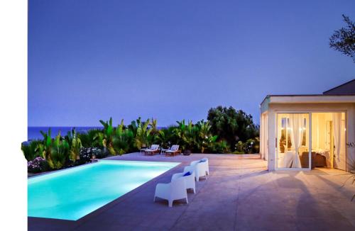 Villa Gioie della Vita con piscina vista mare